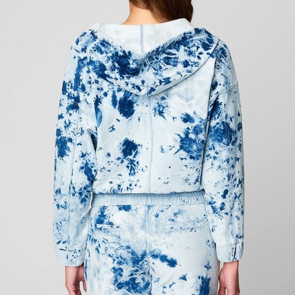 NWT BLANK NYC Full Moon Zip Up Hoodie Sweatshirt Size Small - Picture 3 of 4